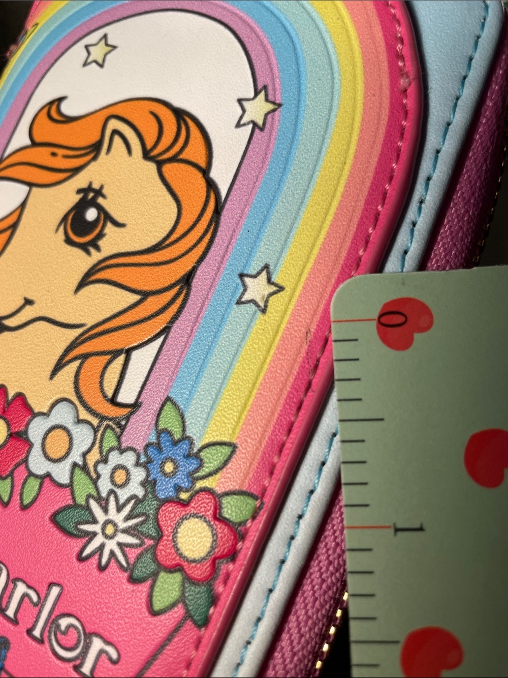 Loungefly Hasbro My Little Pony 40th Anniversary Pretty Parlor Zip Around Wallet - Picture 7 of 7